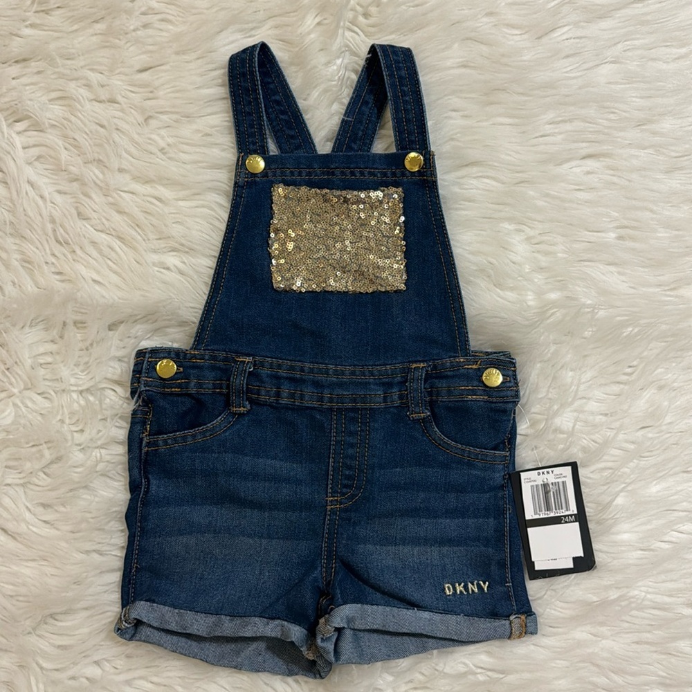 DKNY Toddler Overalls (NWT) size 24M